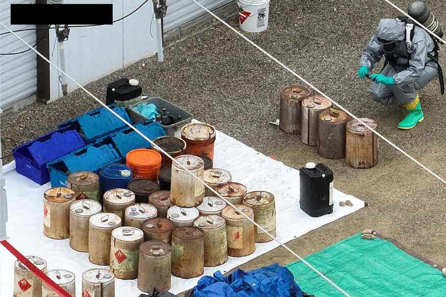 A three-month Red Deer RCMP investigation led to a drug-manufacturing operation being dismantled. (Contributed photo)