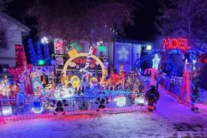 Father-son duo Jim and A.J. Elliott have revealed the 2025 Red Deer Christmas Light Tour. (Contributed photo)