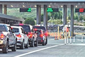The Aldergrove crossing at the U.S.-Canada border. (Black Press Media File photo)