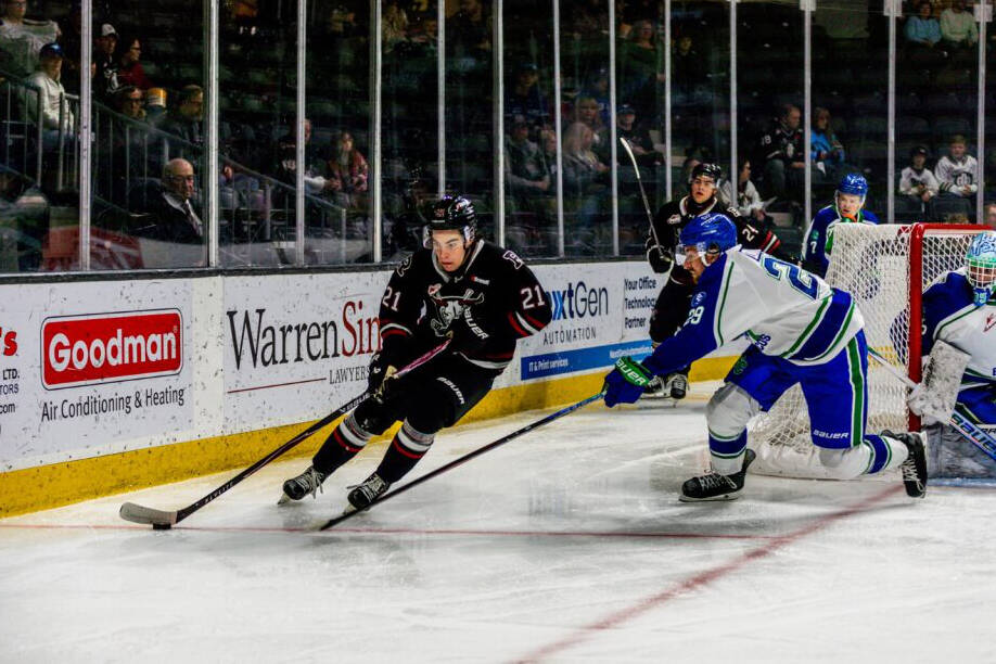 Red Deer Rebels forward Beckett Hamilton. (Photo by Taylor Lachance/Red Deer Rebels)