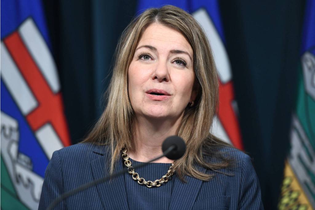 Alberta Premier Danielle Smith announced a referendum on immigration as well as several constitutional questions that will be posed to Albertans in October. (Photo by Chris Schwarz/Government of Alberta)