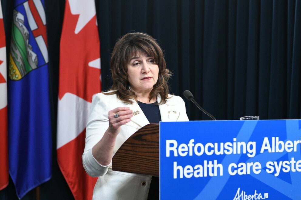 Primary and Preventative Health Services Minister Adriana LaGrange announced that the 2026-27 provincial budget will include an increase in funding for doctors. (File photo by Chris Schwarz/Government of Alberta)