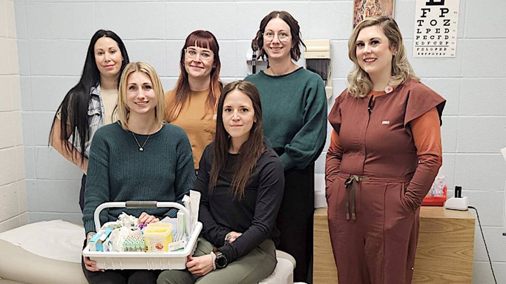Members of Recovery Alberta&rsquo;s Correctional Health Services team at the Red Deer Remand Centre are helping people incarcerated at the centre to get tested and treated for syphilis. (Photo contributed from Recovery Alberta)